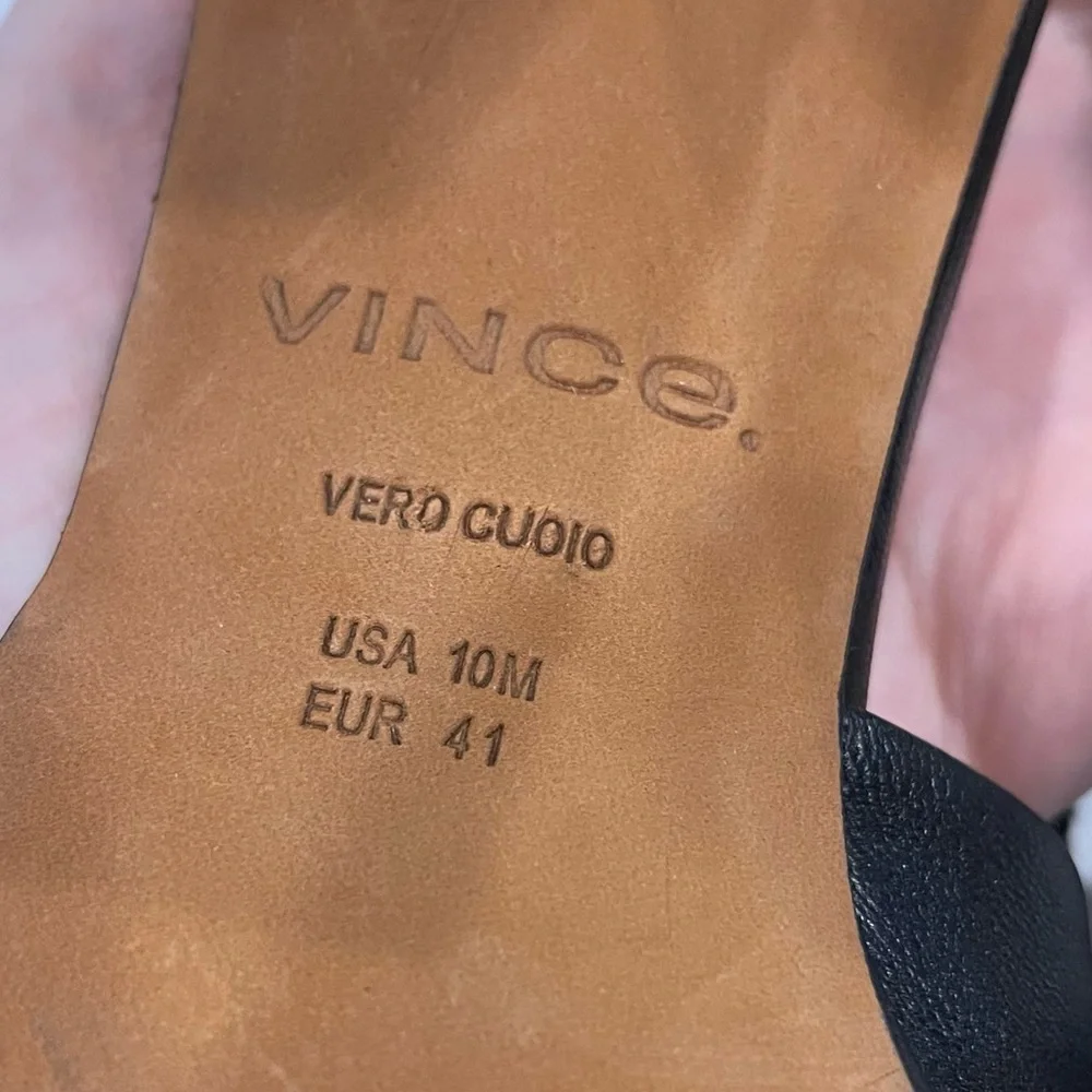 VINCE Amara Leather Platform Heel - Picture 7 of 8